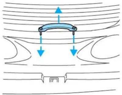Mercury Sable (2002) - Replacing high-mount brakelamp bulbs — Wagon only - 1