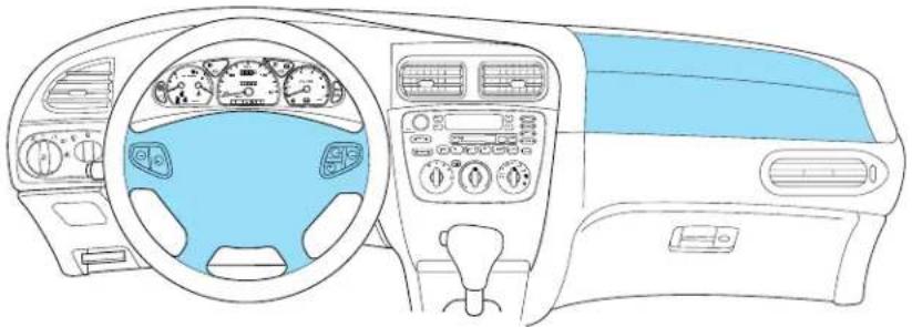 Mercury Sable (2002) - AIR BAG SUPPLEMENTAL RESTRAINT SYSTEM - 1