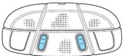 Mercury Sable (2002) - Dome lamps and map lamps - 2