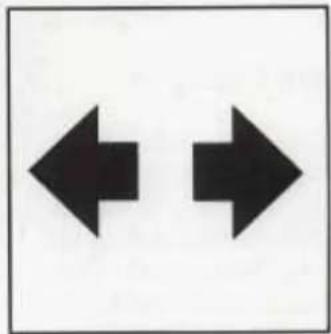 Two black arrows pointing in opposite directions on a white background (no text or symbols)