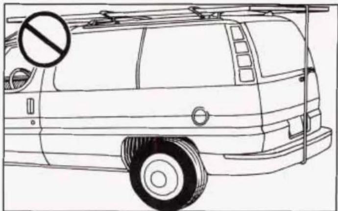 Line drawing of a van with a no-smoking symbol on the side, no text or labels present