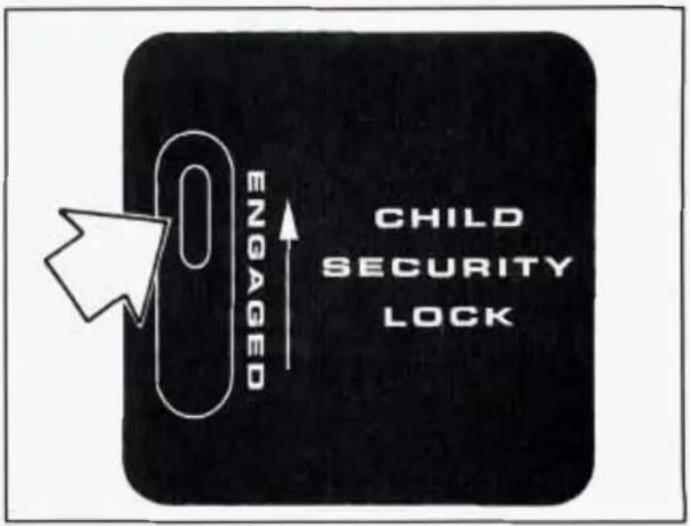 ENGAGED CHILD SECURITY LOCK