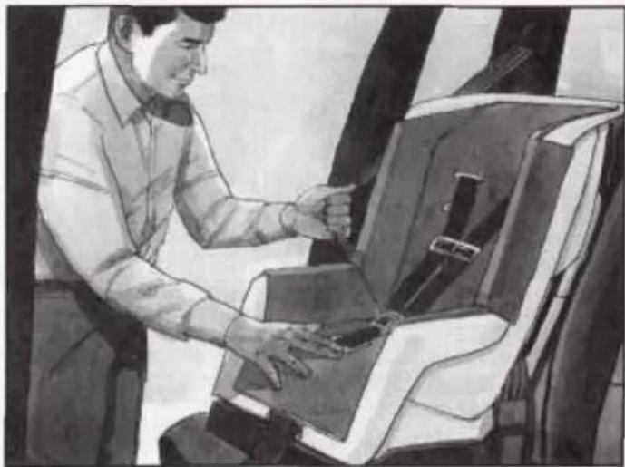 Illustration of a man operating a machine (no text or symbols visible)