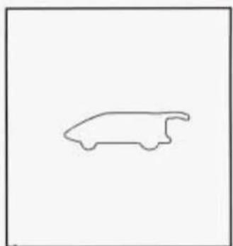 Simple line drawing of a car silhouette (no text or symbols)