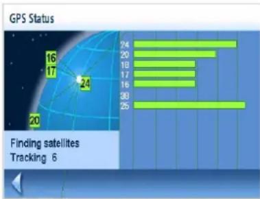 MAGELLAN Maestro 3100 - GPS Status Screen - 1