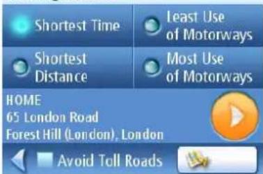 Shortest Time Least Use of Motorways Shortest Distance Most Use of Motorways HOME 65 London Road Forest Hill (London), London Avoid Toll Roads