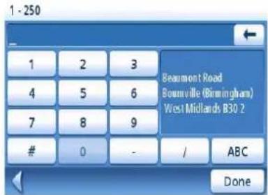 1 - 250 1 2 3 4 5 6 7 8 9 0 - / ABC Beaumont Road Boumville (Birmingham) West Midlands B30 2 Done