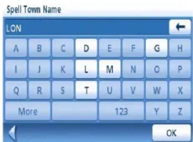 Spell Town Name LON A B C D E F G H I J K L M N O P Q R S T U V W X More 123 Y Z OK