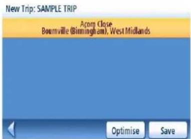 New Trip: SAMPLE TRIP Acom Close Bournville (Birmingham), West Midlands Optimise Save