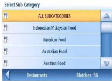 Select Sub Category ALL SUBCATEGORIES Indonesian/Malaysian Food American Food Australian Food Austrian Food Restaurants Matches 56