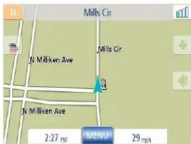 Mills Cir N Milliken Ave Mills Gr N Milliken Ave 2:27 PM MENU 29 mph