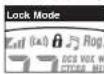 COBRA MicroTalk LI67002WX - To turn the lock feature on or off: - 1
