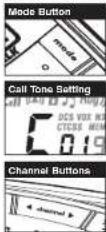 COBRA MicroTalk LI67002WX - Call Tone Settings - 1