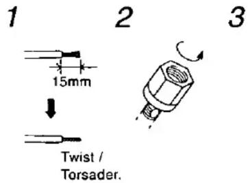 1 2 3 15mm Twist / Torsader.
