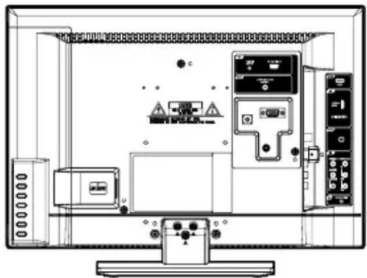 SANSUI SLED1953W - Location of the required Marking - 1