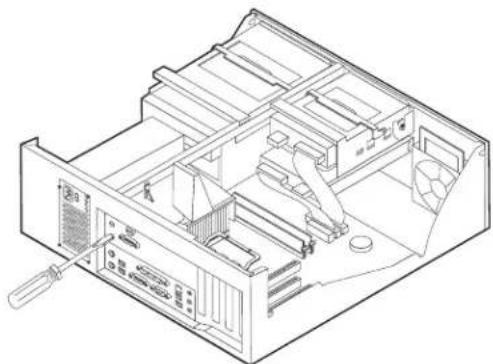 IBM 8307 - Installing a rope clip in Types 8305, 8306, 8309, and 8313 - 1