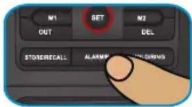 M1 OUT SET M2 DEL STOREMECALL ALARM UNDRINKS