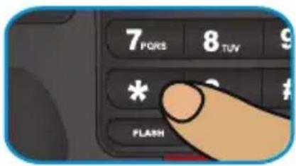 7 PORS 8 TUY 9 * 2 # FLASH