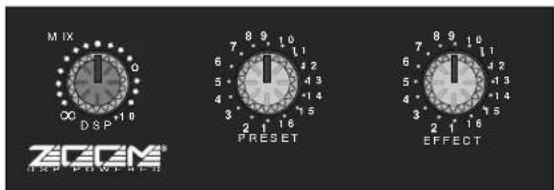 MIX ∞ DSP +10 8 9 10 7 1 1 6 4 2 5 4 3 4 1 4 3 1 5 2 1 16 PRESET 8 9 10 7 1 1 6 4 2 5 4 3 4 1 4 3 1 5 2 1 16 EFFECT ZEGEN® N=2 P=3 W=4+7