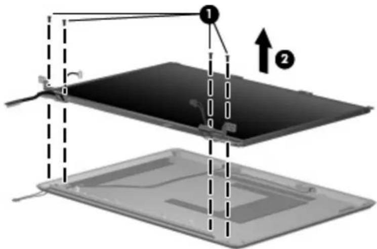 Diagram showing two labeled components (1 and 2) with arrows indicating assembly or movement, likely illustrating a mechanical or electronic assembly.