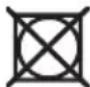 Creda T632CW - Items not suitable for tumble drying - 1