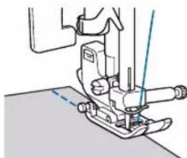 BABY LOCK Grace BL40A - ① Slide the sewing speed controller to the left or right to select the desired sewing speed. - 4