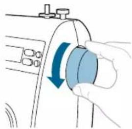 BABY LOCK Grace BL40A - Sewing overcasting stitches using overcasting foot "G" - 2