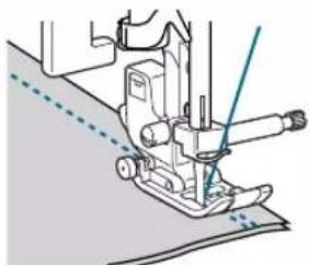 BABY LOCK Grace BL40A - When the end of the stitching is reached, press (reverse/reinforcement stitch button). - 1