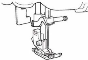 BABY LOCK Grace BL40A - Raise the presser foot lever to check that the presser foot is securely attached. - 1