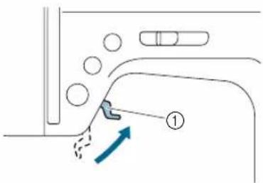 Diagram showing a vehicle exhaust pipe with labeled component and directional arrow, likely illustrating vehicle exhaust or exhaust flow.