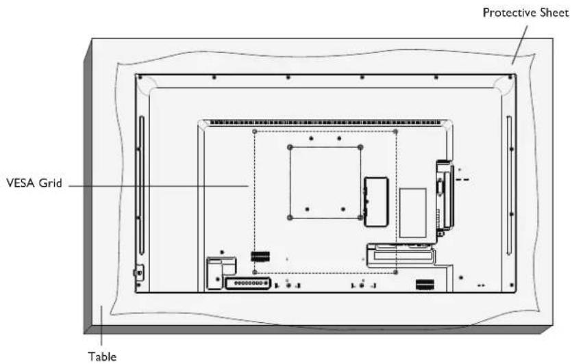 Protective Sheet VESA Grid Table