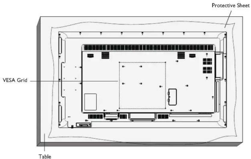 Protective Sheet VESA Grid Table