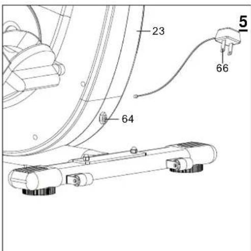 Life Gear Streamline Prime Magnetic Upright Bike PC 20670 - Using the Adaptor. - 1