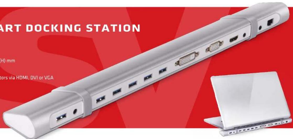 ART DOCKING STATION (H) mm tors via HDMI, DVI or VGA
