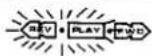 PIONEER CT-W450R - TAPE TRANSPORT MODE INDICATORS - 14