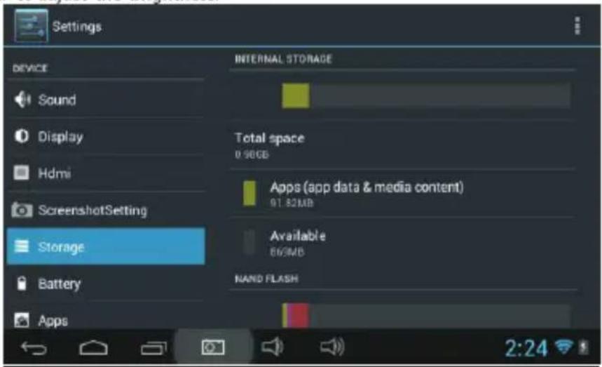 Sunstech Tab 700NV - Display settings - 1