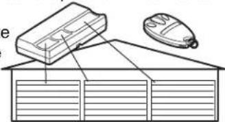 Diagram showing a device with labeled components and a separate device, likely illustrating a system or layout concept.
