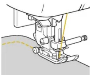 BABY LOCK Ellure BLR - Sewing curves - 1