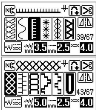 N16 + 39/67 W=3.5 mm-2.5=4.0 N16 + 43/67 W=5.0 mm-2.5=4.0