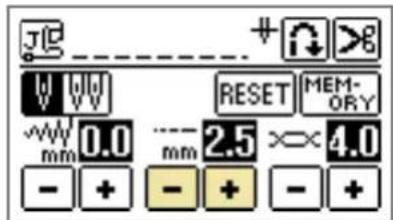 J1C + + RESET MEMORY 0.0 mm 2.5 ××4.0 - + - + - +