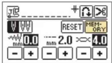 J1G + 8 RESET MEMORY 0.0 2.0 ××4.0 mm mm - + - + - +