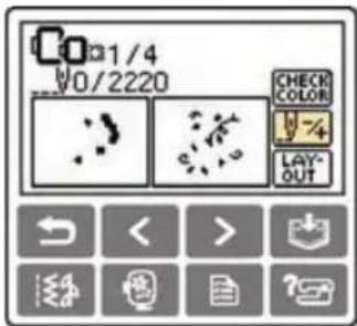0/2220 1/4 CHECK COLOR 74 LAY- OUT