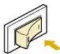 BABY LOCK Ellure BLR - Turn on the sewing machine. - 1