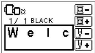 1 / 1 BLACK W e l c