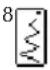 BABY LOCK Ellure BLR - Sewing overcasting stitches using zigzag foot "J" - 2