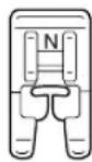 BABY LOCK Ellure BLR - Attach monogramming foot "N". - 1