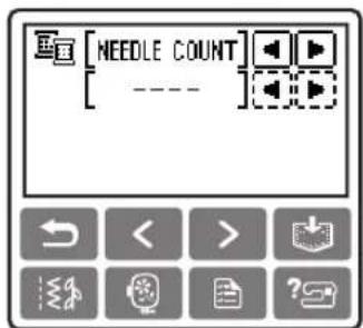 [NEEDLE COUNT] [----]
