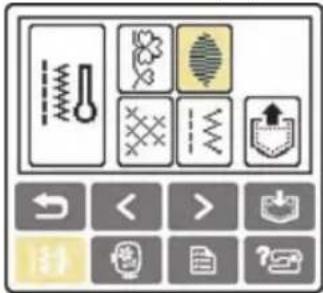 Control panel interface with icons for temperature, humidity, insulation, and function buttons