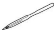 BABY LOCK Ellure BLR - Install the wing needle. - 1