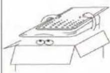Magic Chef MCSTCW21W2 - ASSEMBLE THE NOISE PROOF PLATE AND ADJUST THE FOOT. - 1
